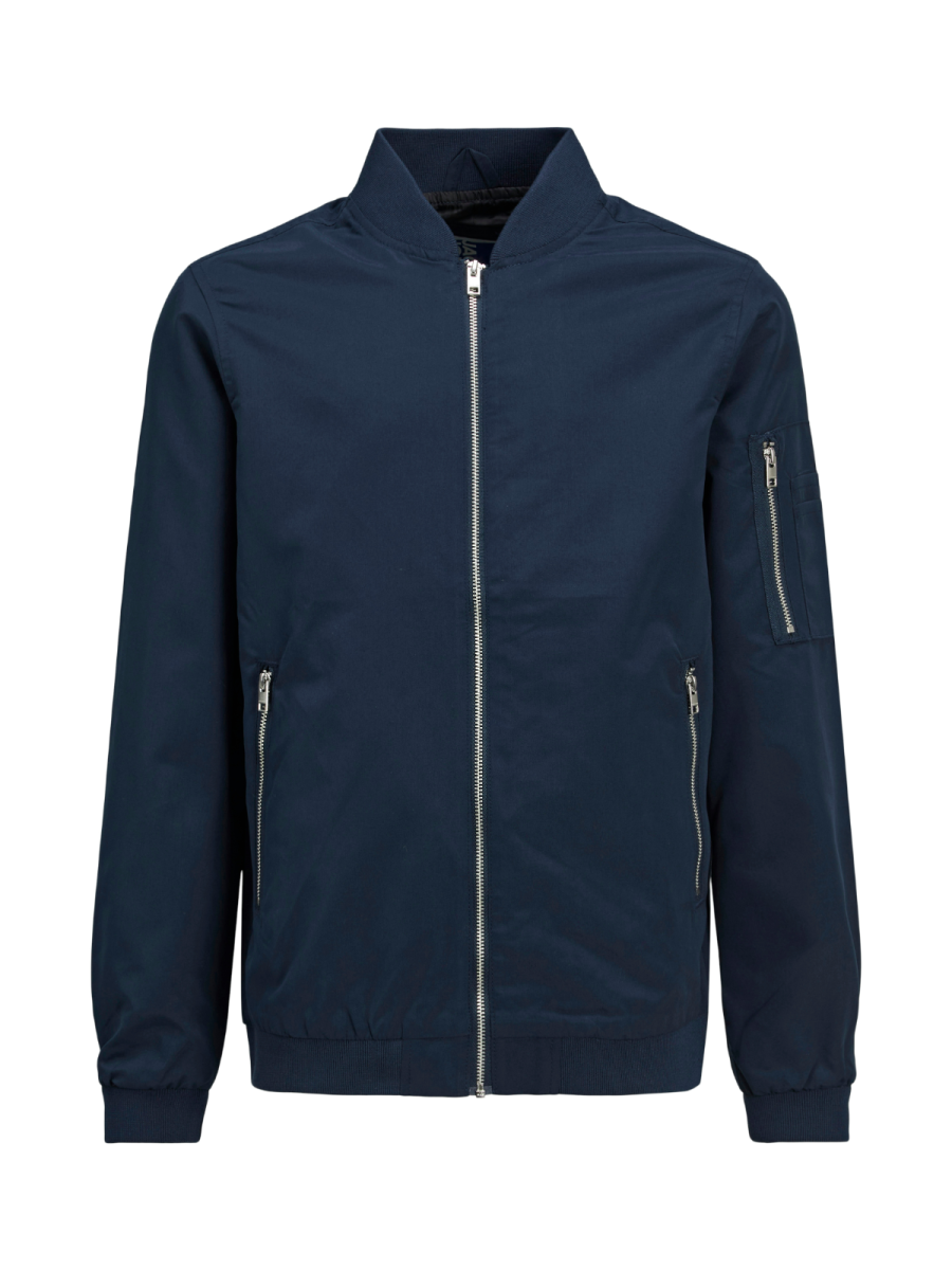 Blauwe bomberjack voor jongens van Jack & Jones junior 