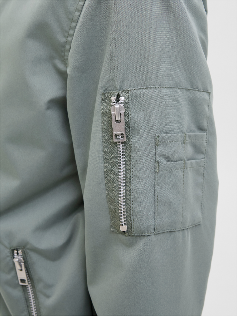 Bomberjack voor jongens in het groen van Jack & Jones Mini
