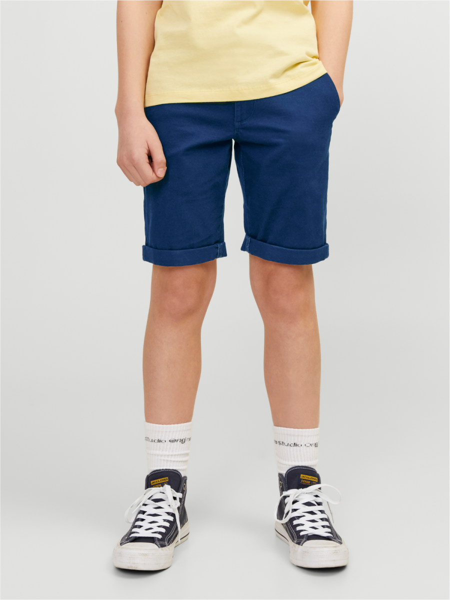 Chino short voor jongens van Jack & Jones Mini in het blauw
