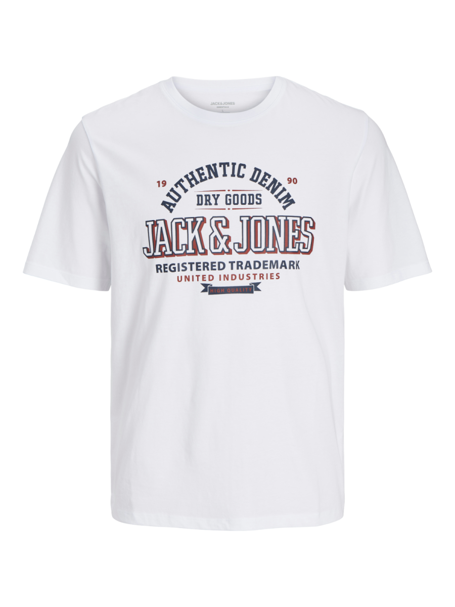 T-shirt van Jack and Jones Mini in het wit voor jongens