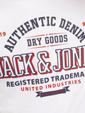T-shirt van Jack and Jones Mini in het wit voor jongens