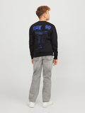 Jeansbroek relaxed fit in grijs voor jongens van Jack & Jones junior 