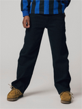 jeans in zwart straight fit voor jongens van name It