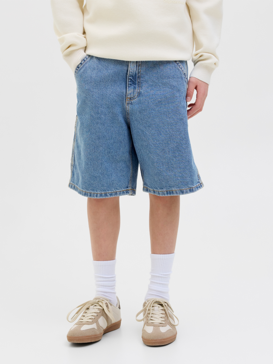 Nieuwe short voor jongens in denim blauw van Jack & Jones Junior