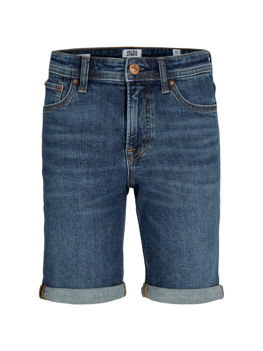 Short denim voor jongens in het blauw van Jack & Jones Mini