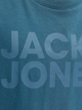 T-shirt in het blauw van Jack & Jones Junior met logo print